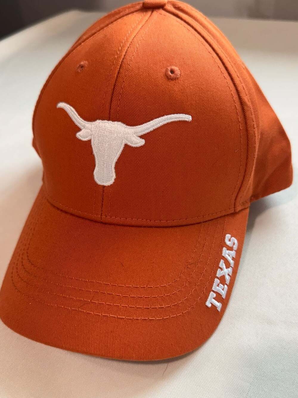 Texas Longhorns Burnt Orange Baseball Cap Embroidered Logo Adjustable OSFA